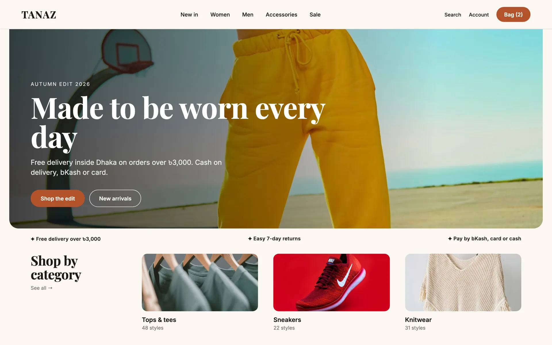 Ecommerce store