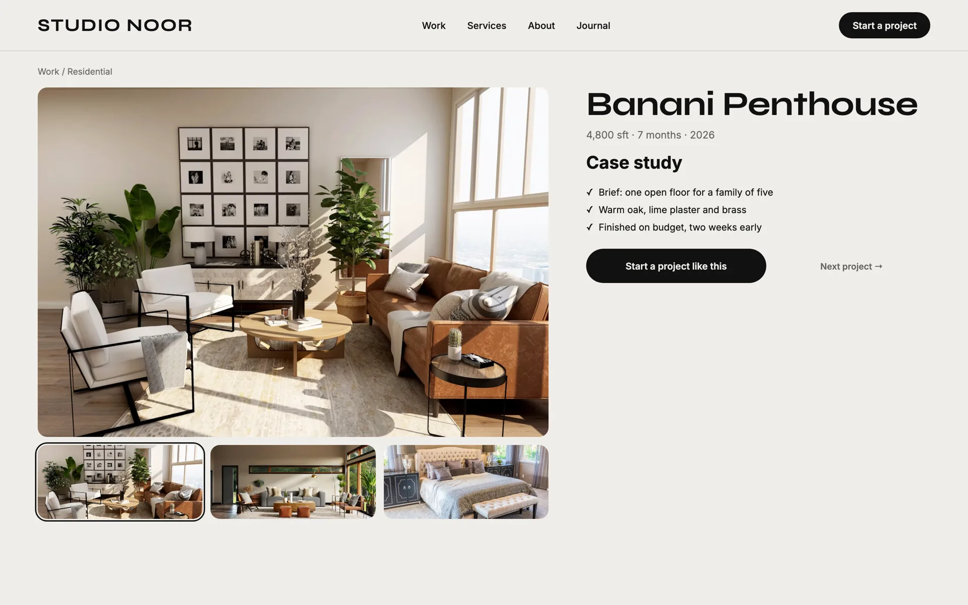 Example design — Case study