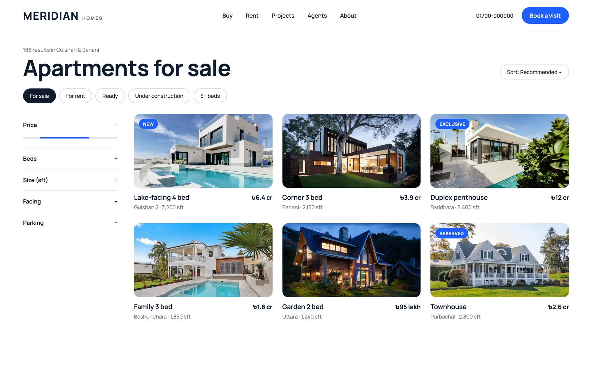 Example design — Property search